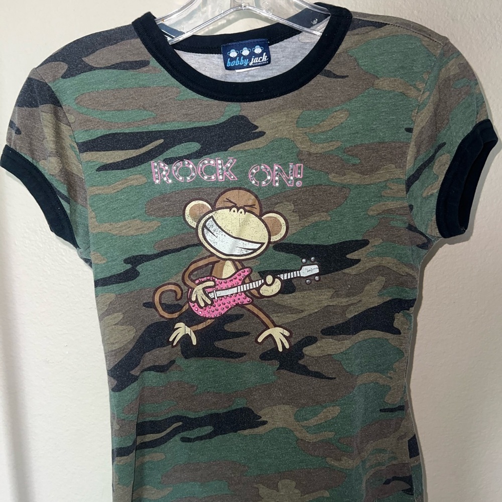 Kids Camo T-Shirt - Green